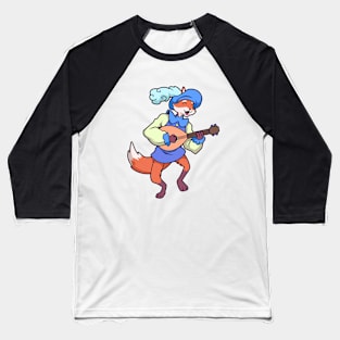 Roleplay Character - Bard - Minstrel - Fox Baseball T-Shirt